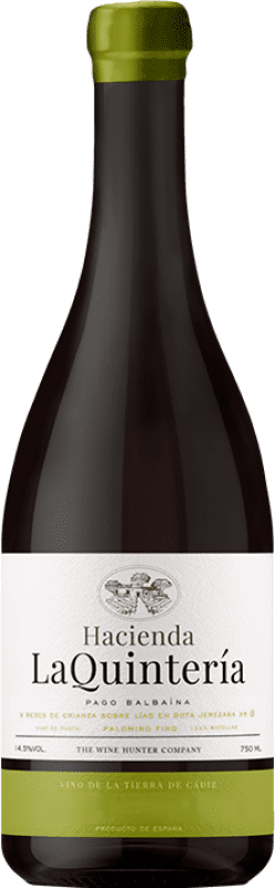 Envio grátis | Vinho branco The Wine Hunter Hacienda La Quintería en Bota Jerezana I.G.P. Vino de la Tierra de Cádiz Andaluzia Espanha Palomino Fino 75 cl