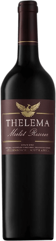 Free Shipping | Red wine Thelema Mountain Reserve I.G. Stellenbosch Stellenbosch South Africa Merlot 75 cl