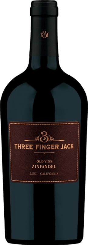 Free Shipping | Red wine Three Fingers Old Vine I.G. Lodi United States Zinfandel 75 cl