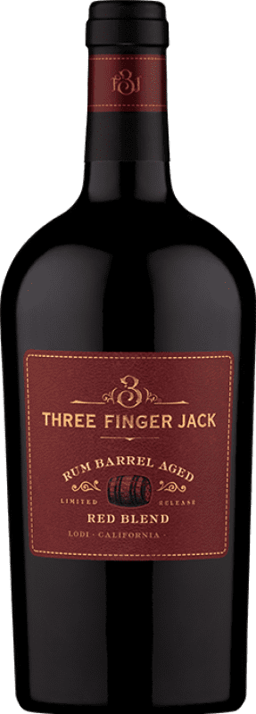 Envio grátis | Vinho tinto Three Fingers Red Blend I.G. Lodi Estados Unidos Tempranillo, Merlot, Syrah, Petite Syrah, Tannat 75 cl