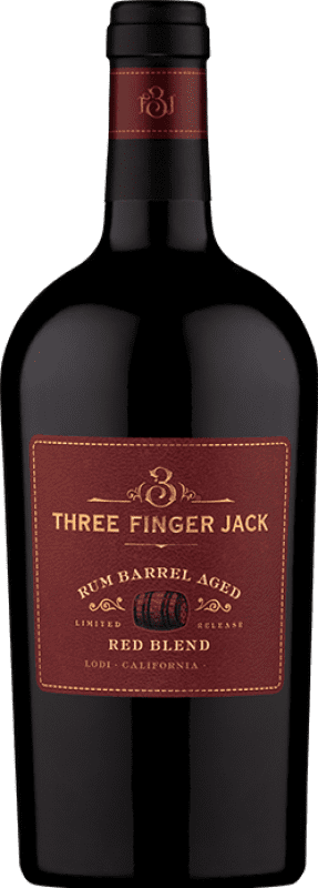 送料無料 | 赤ワイン Three Fingers Blend — ブレンド I.G. Lodi アメリカ Tempranillo — テンプラニーリョ, Merlot — メルロー, Syrah — シラー, Petite Syrah, Tannat — タナ 75 cl
