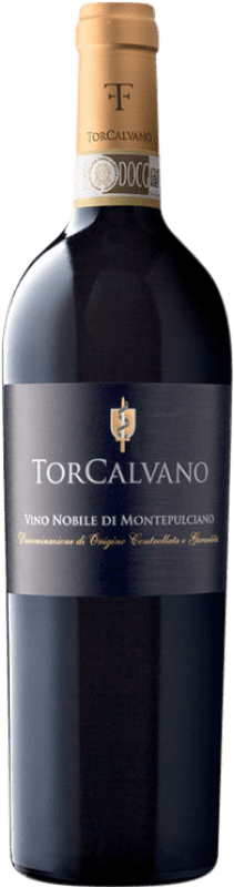 Free Shipping | Red wine Torcalvano D.O.C.G. Vino Nobile di Montepulciano Italy Prugnolo Gentile 75 cl