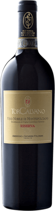22,95 € Envío gratis | Vino tinto Torcalvano Reserva D.O.C.G. Vino Nobile di Montepulciano