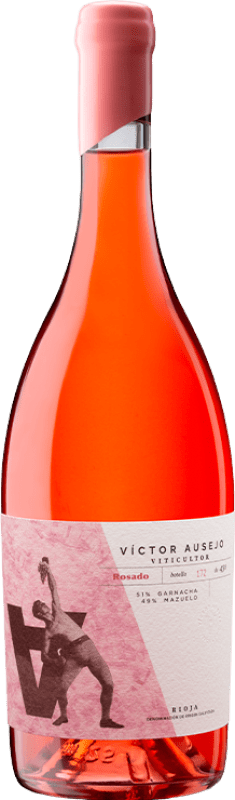 Бесплатная доставка | Розовое вино Víctor Ausejo Rosado D.O.Ca. Rioja Ла-Риоха Испания Grenache, Mazuelo 75 cl