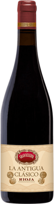 41,95 € | Red wine Vinos del Atlántico La Antigua Clásico Grand Reserve D.O.Ca. Rioja The Rioja Spain Tempranillo, Grenache, Graciano 75 cl