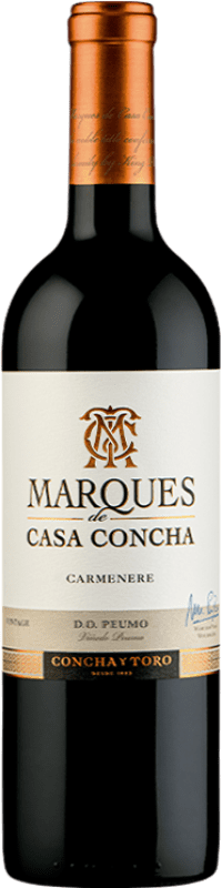 38,95 € Envío gratis | Vino tinto Concha y Toro Marqués de Casa Concha D.O. Area Peumo