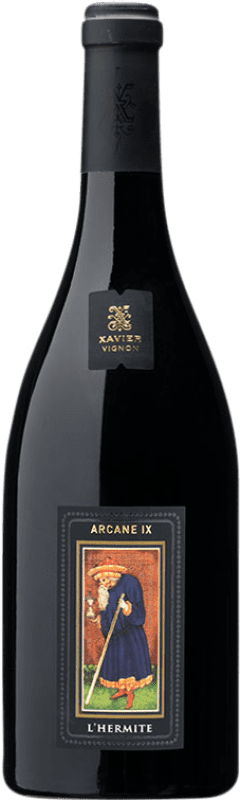 Free Shipping | Red wine Xavier Vignon Arcane IX L'Hermite A.O.C. Gigondas France Syrah, Grenache, Mourvèdre, Picapoll Black Magnum Bottle 1,5 L