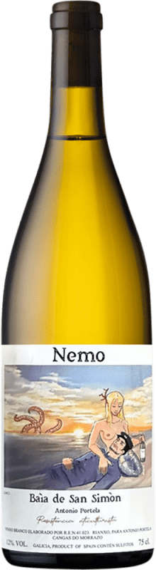 Free Shipping | White Wine Antonio Portela Nemo Galicia Spain Albariño — Albarinho 75 cl