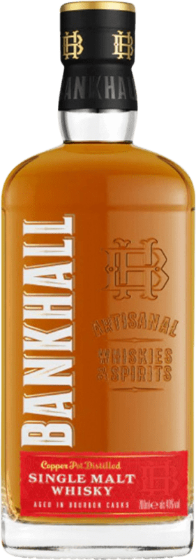 Kostenloser Versand | Whiskey Single Malt Bankhall Großbritannien 70 cl