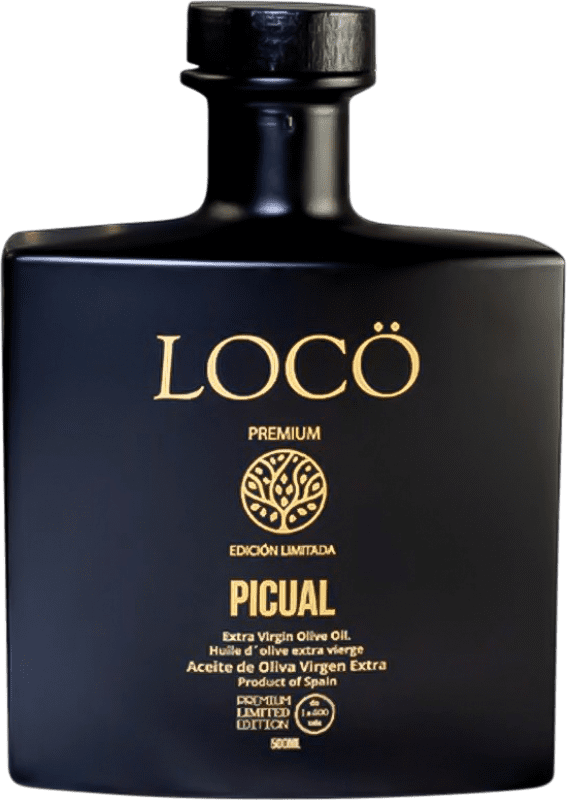 送料無料 | オリーブオイル Locö EVOO エキストラバージン スペイン Picual — ピクアル ミディアムボトル 50 cl