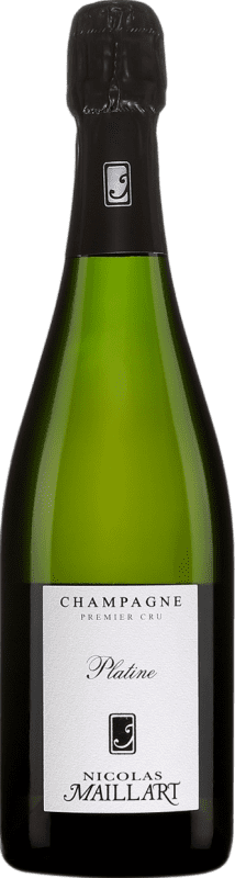 Kostenloser Versand | Weißer Sekt A.O.C. Champagne Champagner Frankreich Pinot Noir — Spätburgunder, Chardonnay, Pinot Meunier — Schwarzriesling 75 cl