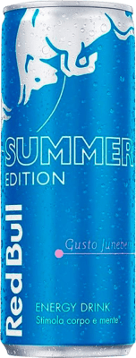 69,95 € 送料無料 | 24個入りボックス 飲み物とミキサー Red Bull Energy Drink Baya de junio アルミ缶 25 cl