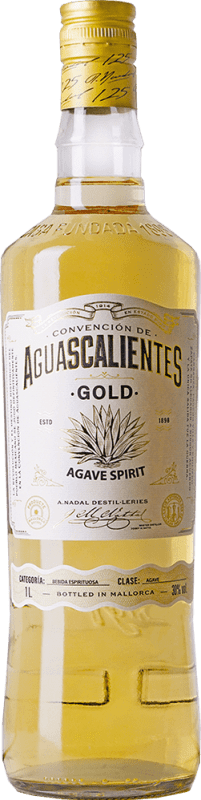 18,95 € Kostenloser Versand | Liköre Antonio Nadal Aguascalientes Gold — Edition Gold Agave, Aguardiente — Schnaps