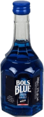 リキュール Bols Curaçao Blue 3分の1リットルのボトル 35 cl