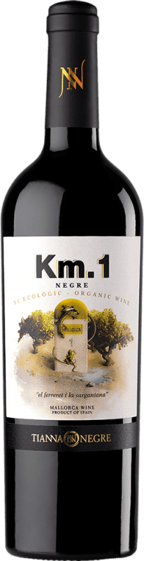 21,95 € Бесплатная доставка | Красное вино Tianna Negre Km 1 Negre Молодой I.G.P. Vi de la Terra de Mallorca