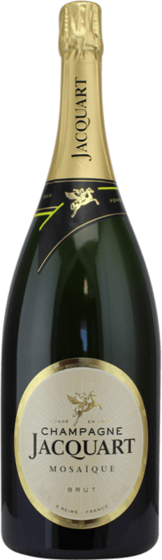 881,95 € | 白葡萄酒 Jacquart Mosaique Brut — 起泡酒 干型 特级珍藏 A.O.C. Champagne 香槟酒 法国 Pinot Noir — 黑皮诺, Chardonnay — 莎当妮, Pinot Meunier — 黑皮诺·莫尼耶 尼布甲尼撒瓶 — Nabucodonosor 15 L