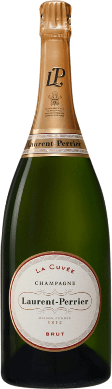 Free Shipping | White wine Laurent Perrier Brut Grand Reserve A.O.C. Champagne Champagne France Magnum Bottle 1,5 L