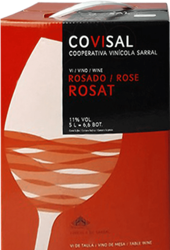 15,95 € | ロゼワイン Sarral Rosat 若い カタロニア スペイン Bag in Box 5 L