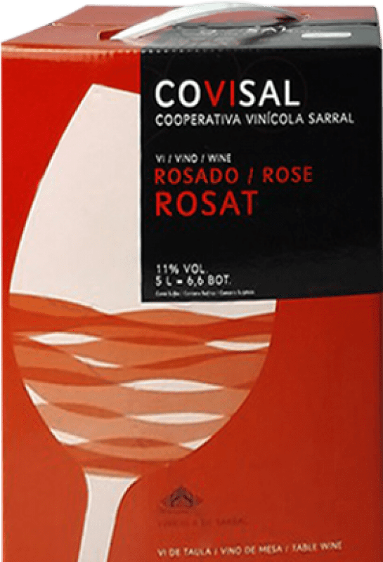 21,95 € Envoi gratuit | Vin rose Sarral Rosat Jeune Bag in Box 5 L
