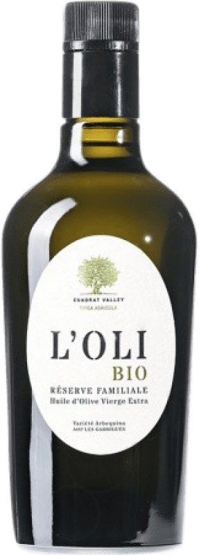Kostenloser Versand | Olivenöl Cuadrat Valley E-NOL Extra Nativ Familienreserve Spanien Eco — Biologisch Medium-Flasche 50 cl