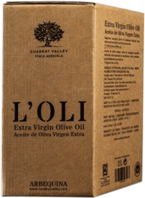 Free Shipping | Olive Oil Cuadrat Valley Spain Bag in Box 2 L