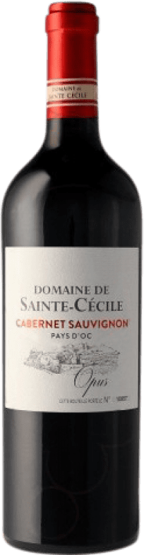 29,95 € | Rotwein Domaine de Sainte Cécile. Opus Crianza — Kurze Fassreifung I.G.P. Vin de Pays d'Oc Languedoc-Roussillon Frankreich Cabernet Sauvignon 75 cl