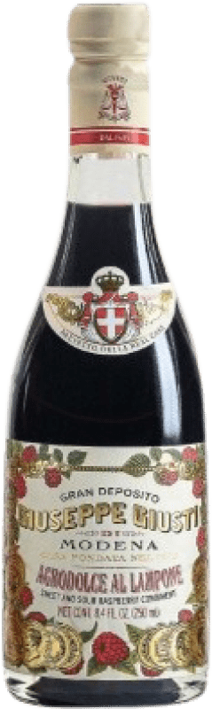 Envio grátis | Vinagre Giuseppe Giusti Agrodolce Lampone Itália Garrafa Pequena 25 cl