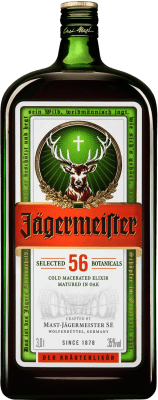 Kräuterlikör Mast Jägermeister Spezielle Flasche 3 L