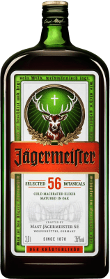 Травяной ликёр Mast Jägermeister Специальная бутылка 3 L