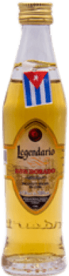 1,95 € Envio grátis | Rum Legendario Dorado Garrafinha Miniatura 5 cl