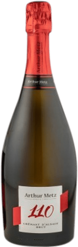 Kostenloser Versand | Weißwein Maison Arthur Metz 110 Brut — Herb Reserve — Gereift A.O.C. Crémant d'Alsace Elsass Frankreich 75 cl