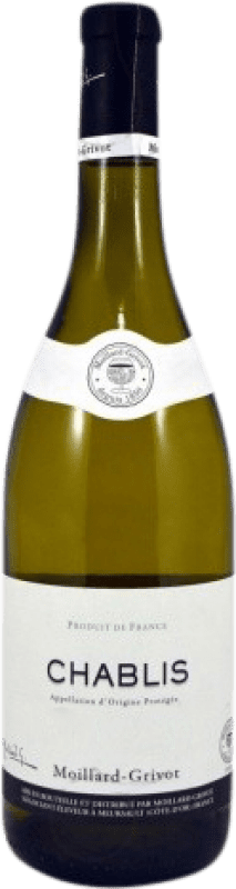 Free Shipping | White wine Moillard Grivot Aged A.O.C. Bourgogne Burgundy France Magnum Bottle 1,5 L