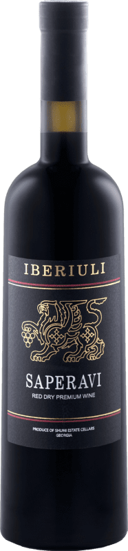 Free Shipping | Red Wine Shumi Iberiuli Crianza — Aged Georgia Saperavi 75 cl