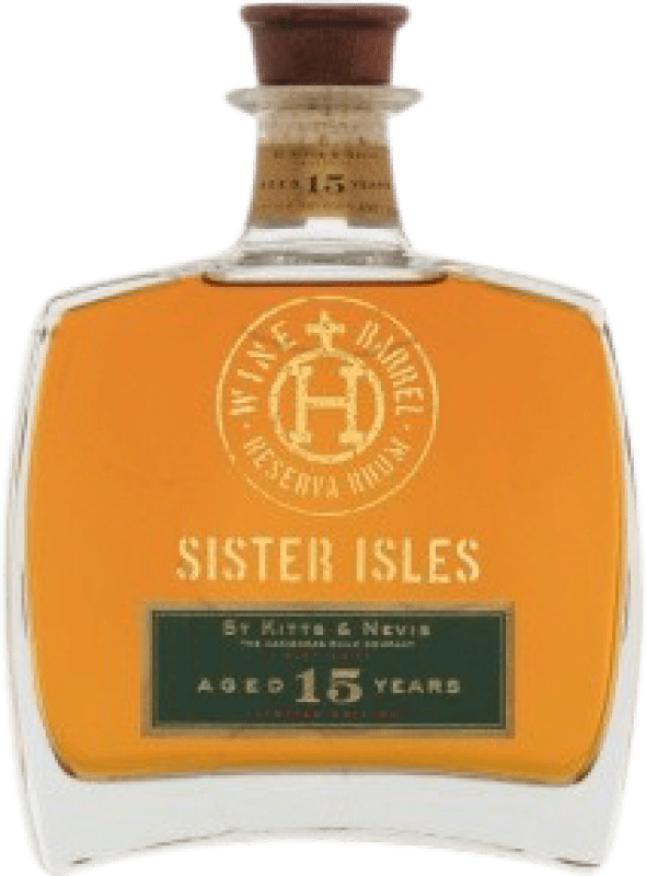 Free Shipping | Rum Sister Isles Barrel Spain 15 Years 70 cl