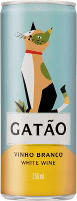 2,95 € | Белое вино Borges Gatao Blanco Молодой I.G. Vinho Verde Vinho Verde Португалия Loureiro, Treixadura Алюминиевая банка 25 cl