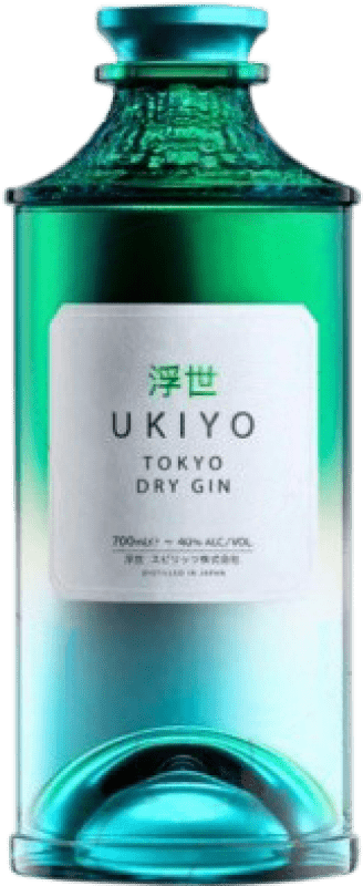 41,95 € | Genièvre Gin Ukiyo Japanese Dry Gin Japon 70 cl