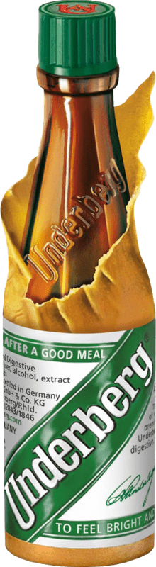 Envío gratis | Licores Underberg Alemania Botellín 20 cl