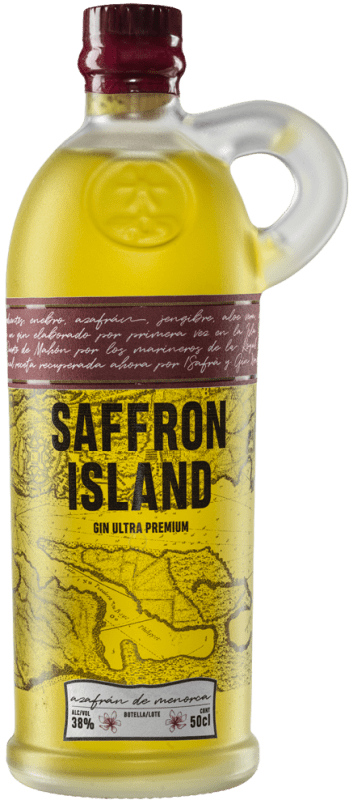 Envio grátis | Gin Xoriguer Gin Saffron Island Espanha Garrafa Medium 50 cl