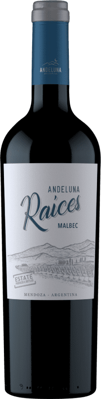 9,95 € | 白酒 Andeluna Raíces I.G. Mendoza 门多萨 阿根廷 Malbec 75 cl