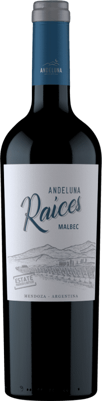8,95 € Kostenloser Versand | Weißwein Andeluna Raíces I.G. Mendoza