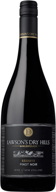 Envoi gratuit | Vin rouge Lawson's Dry Hills Réserve I.G. Marlborough Marlborough Nouvelle-Zélande Pinot Noir 75 cl