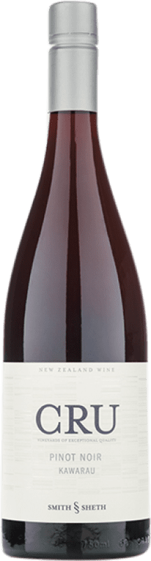 Free Shipping | Red wine Smith & Sheth Cru Kawarau New Zealand Pinot Black 75 cl