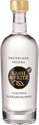Envio grátis | Vodka Sash & Fritz Alemanha Garrafinha Miniatura 10 cl