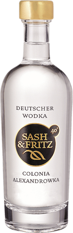 Envio grátis | Vodca Sash & Fritz Alemanha Garrafa Miniatura 10 cl