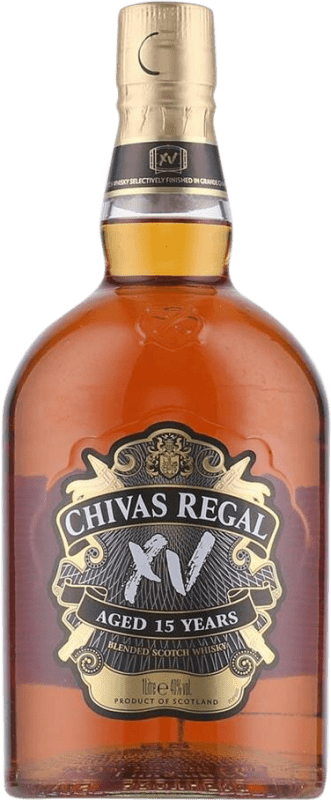 Envoi gratuit | Blended Whisky Chivas Regal Ecosse Royaume-Uni 15 Ans 1 L