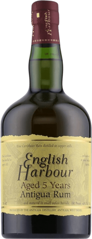 Free Shipping | Rum English Harbour Antigua and Barbuda 5 Years 70 cl