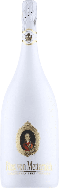 24,95 € Free Shipping | White Sparkling Wine Fürst von Metternich Brut Magnum Bottle 1,5 L