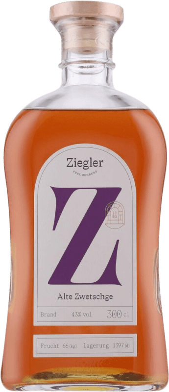 Envoi gratuit | Eau-de-vie Ziegler Alte Zwetschge Allemagne Bouteille Spéciale 3 L