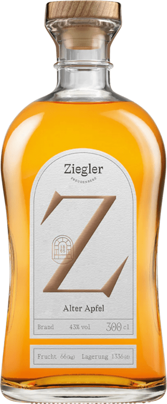 654,95 € Kostenloser Versand | Marc Edelbrände Ziegler Alter Apfel Spezielle Flasche 3 L