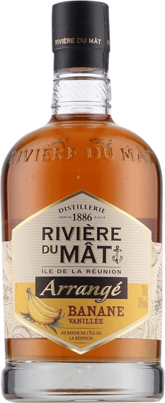 Envío gratis | Ron Rivière Du Mat Arrangé Banane Vanillée Francia 70 cl